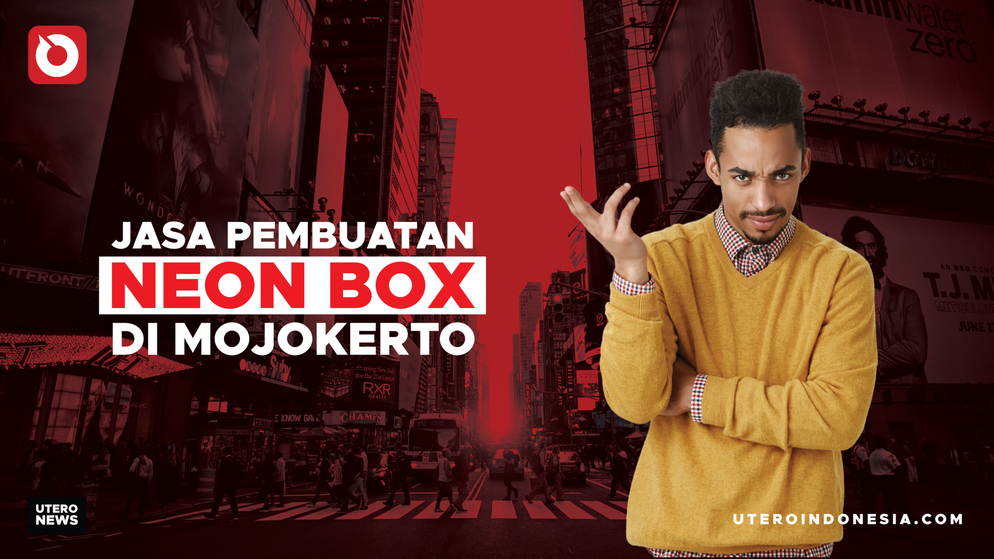 JASA PEMBUATAN NEON BOX DI MOJOKERTO JAWA TIMUR