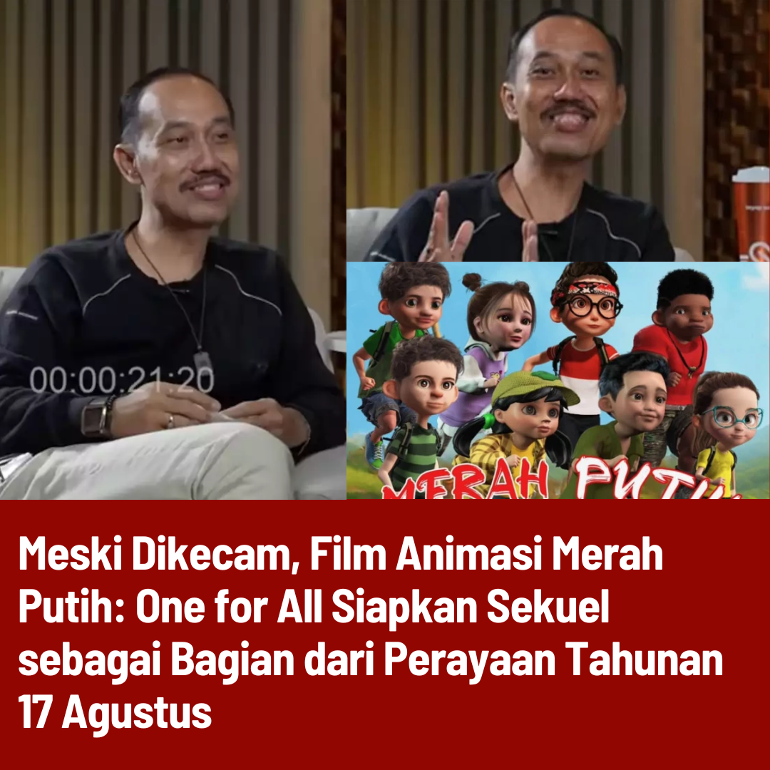 Meski Dikecam, Film Animasi Merah Putih: One for All Siapkan Sekuel Tiap Tahun