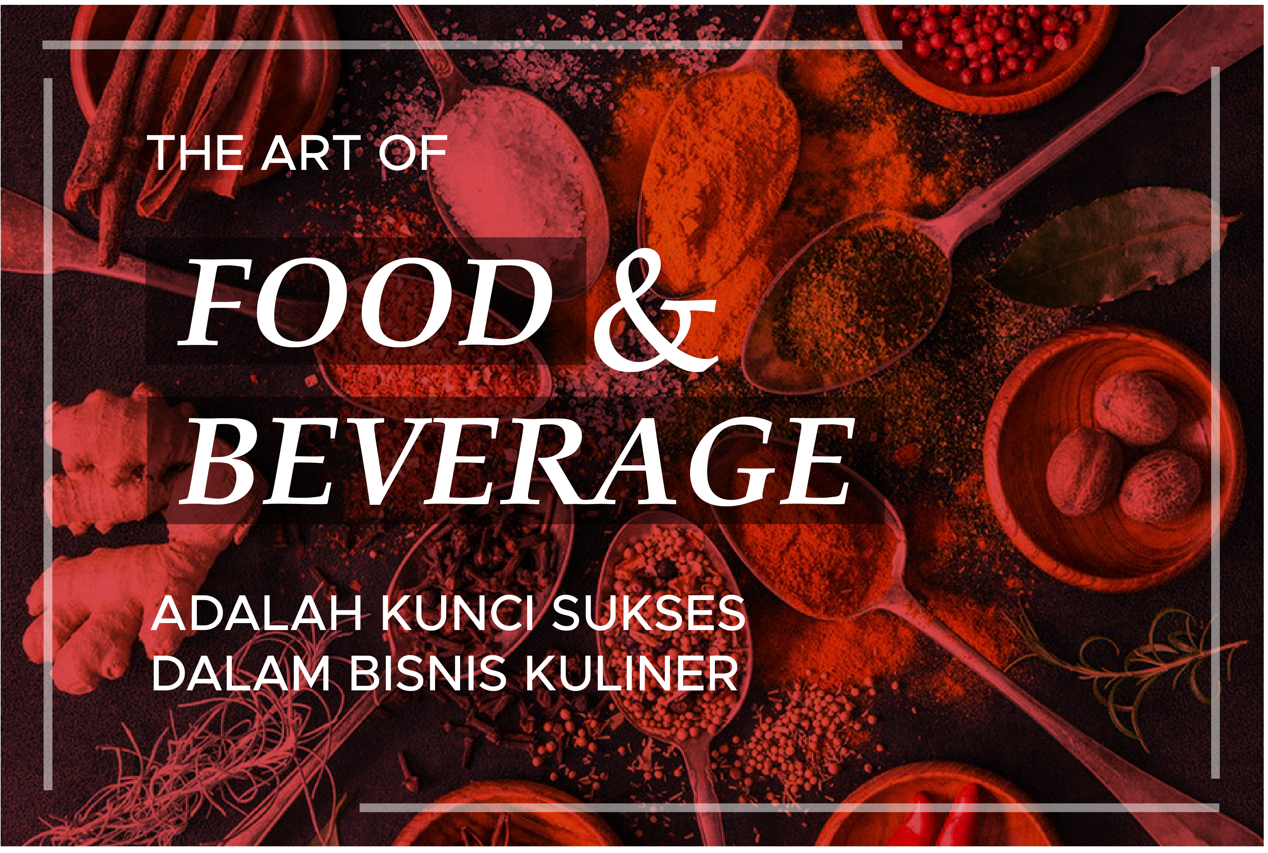 Seni membuat menu makanan dan minuman dengan sentuhan desain grafis
