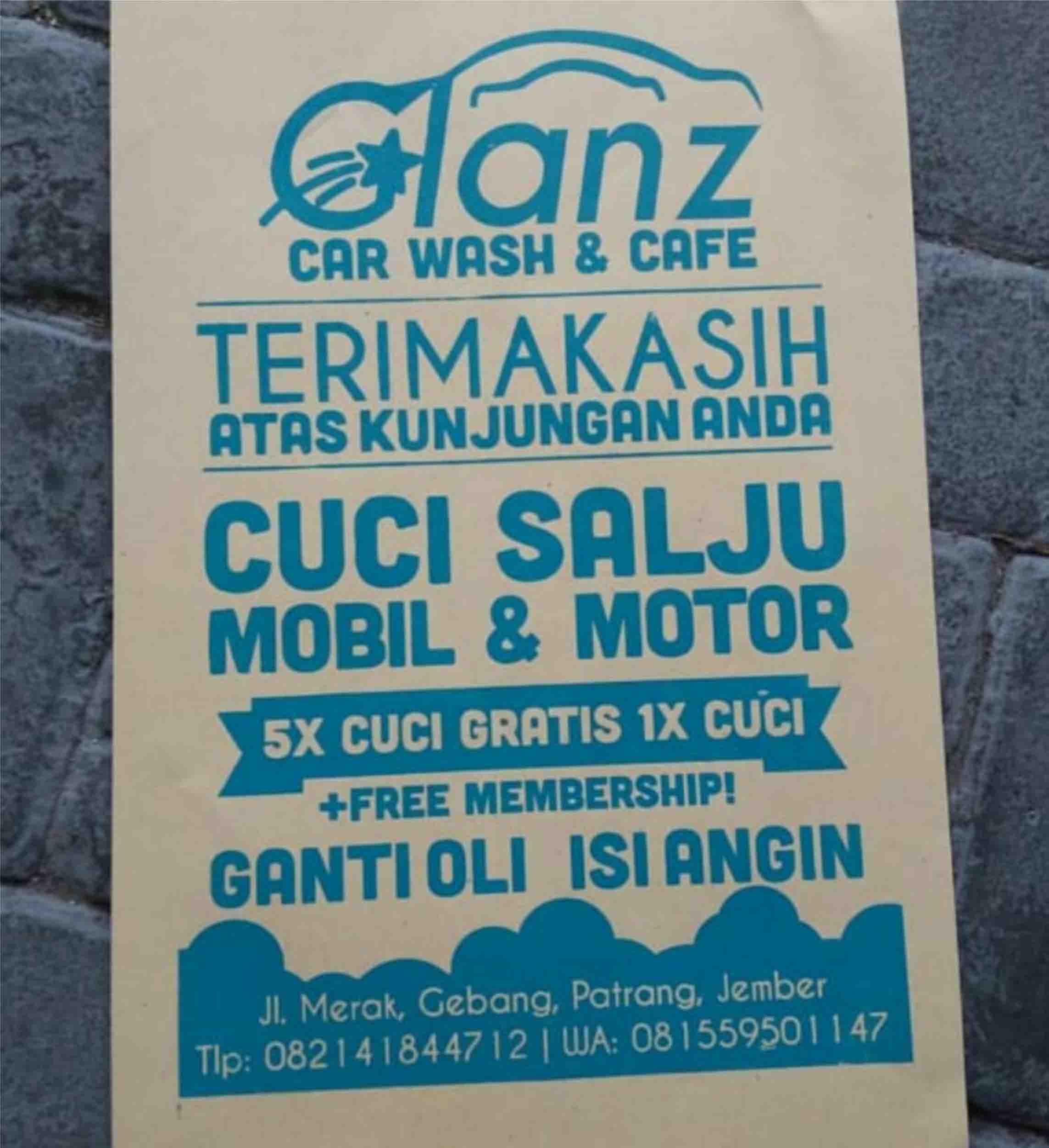 ALAS KAKI MOBIL GLANZ