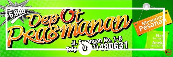 banner depot prasmanan