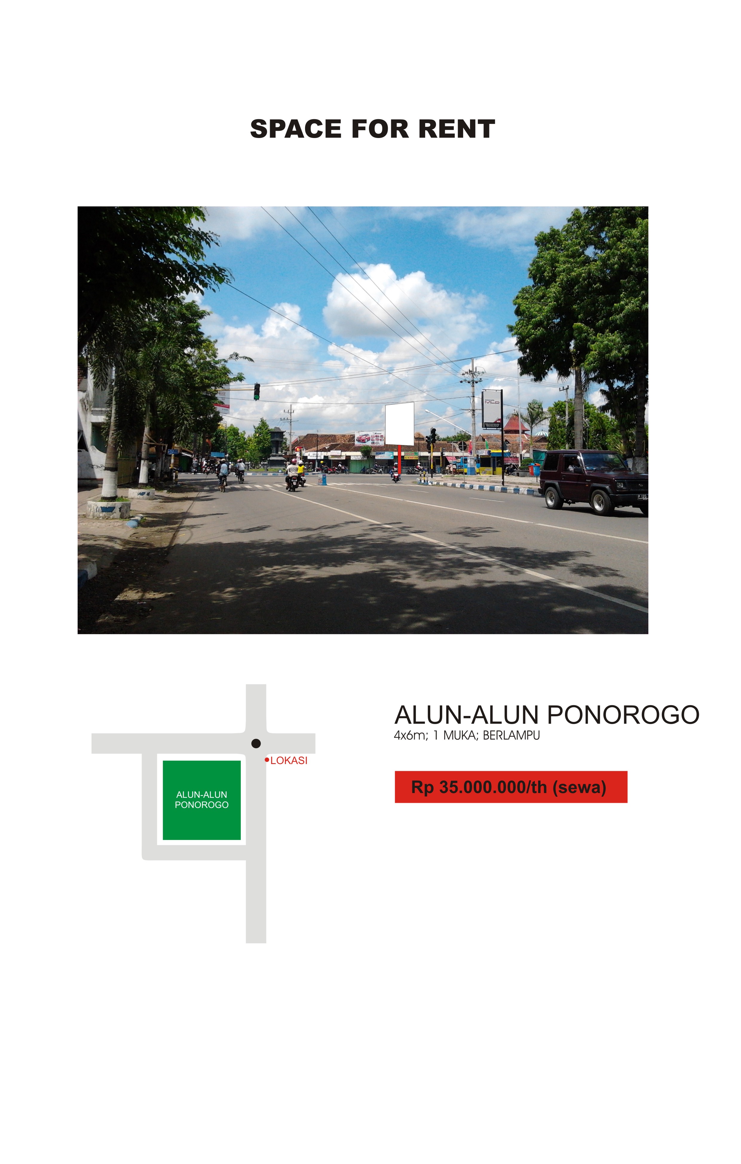 bilboard alun alun ponorogo