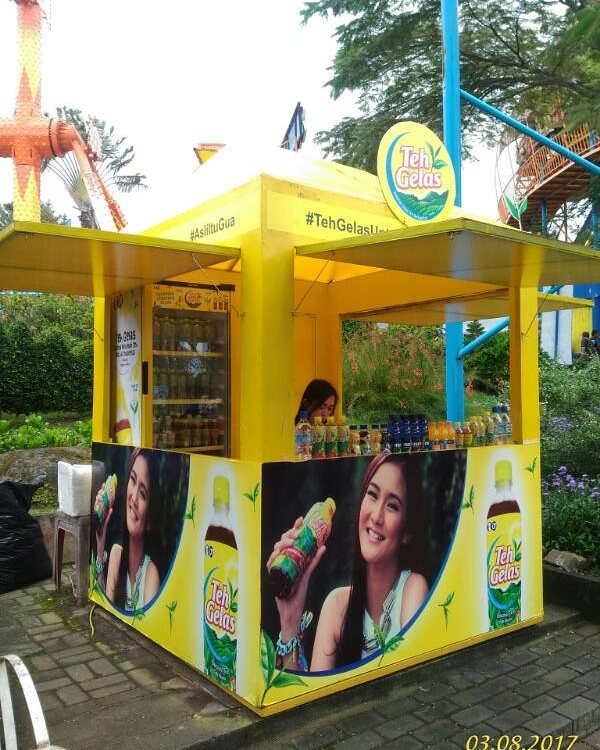 Booth Selling Teh Gelas
