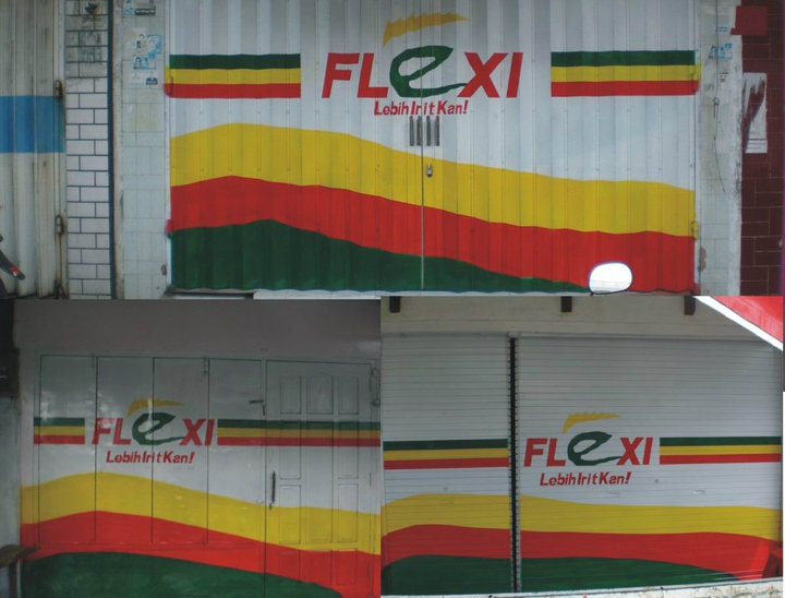 branding spet roling door