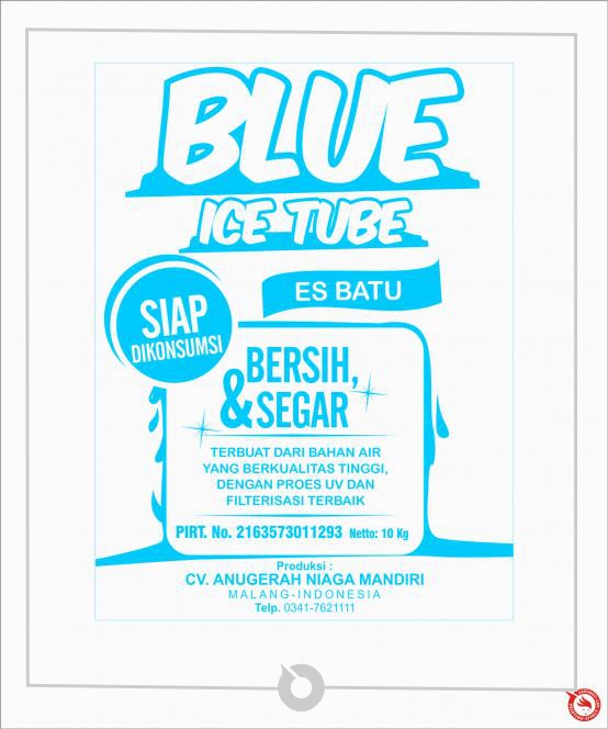 brosur blue ice tube