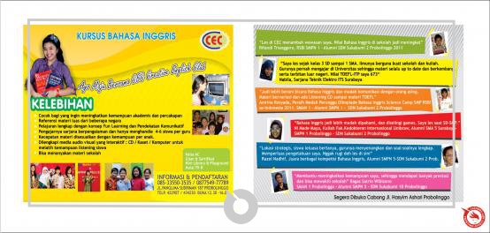 brosur les bahasa inggris