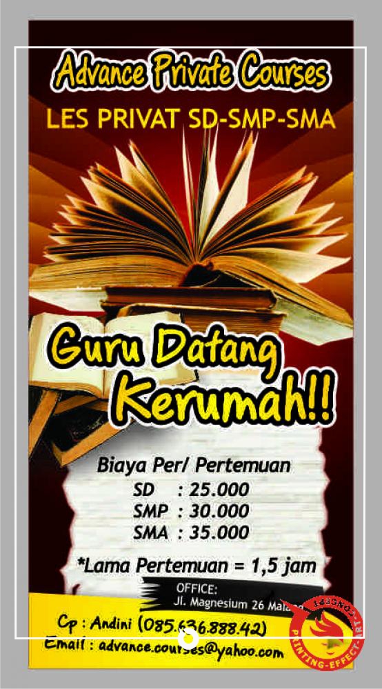 brosur privat