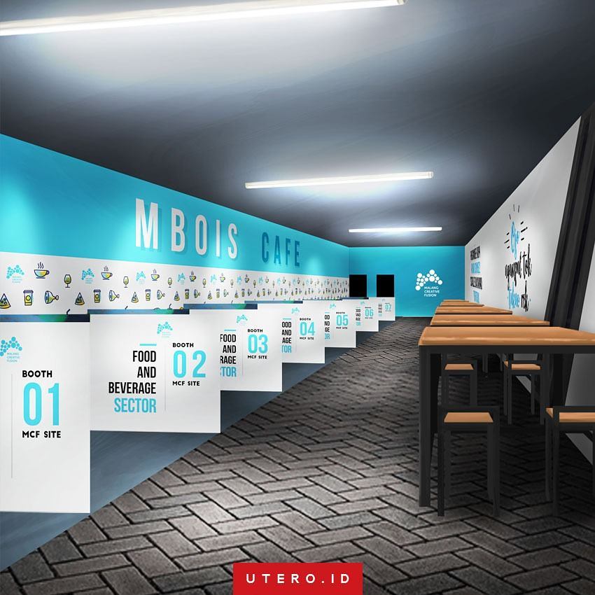 Desain Interior Cafe Mbois
