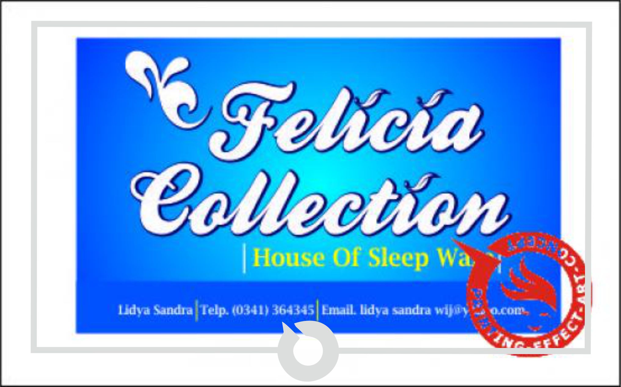 kartu nama felicia