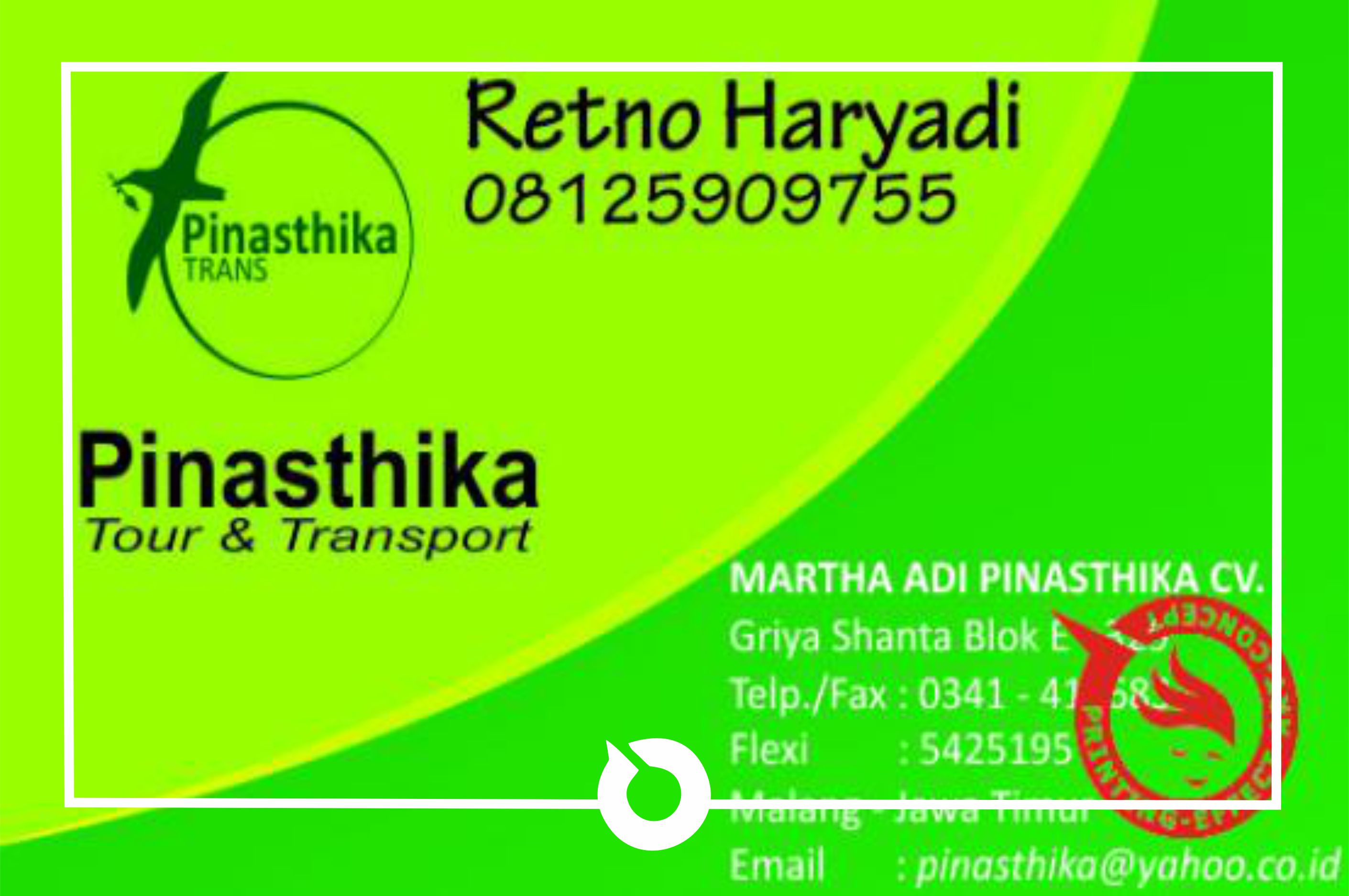 kartu nama pinasthika