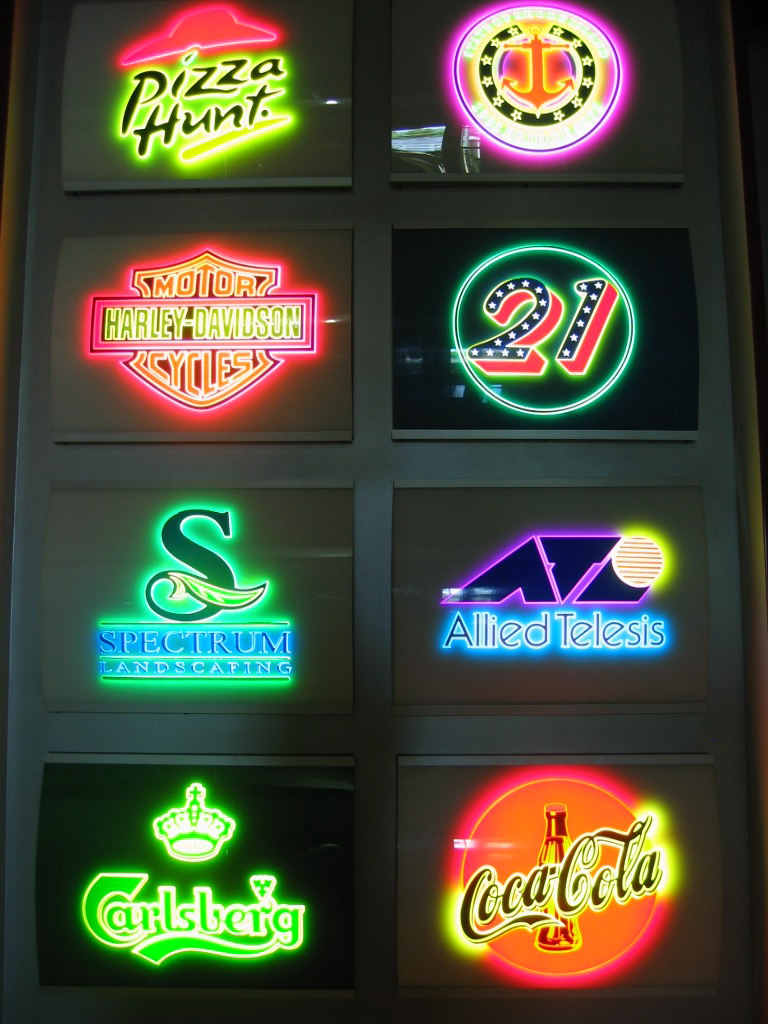neon box led