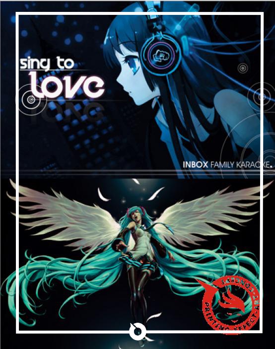 neon box sing love song