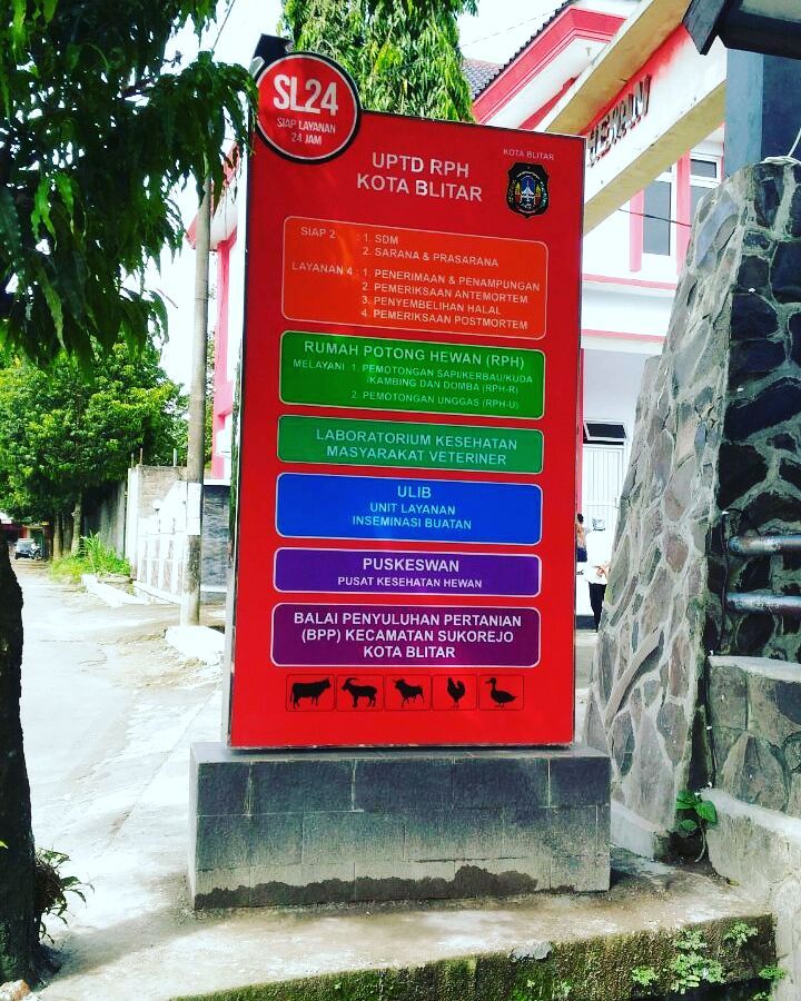 Neon Box UPTD RPH Kota Blitar