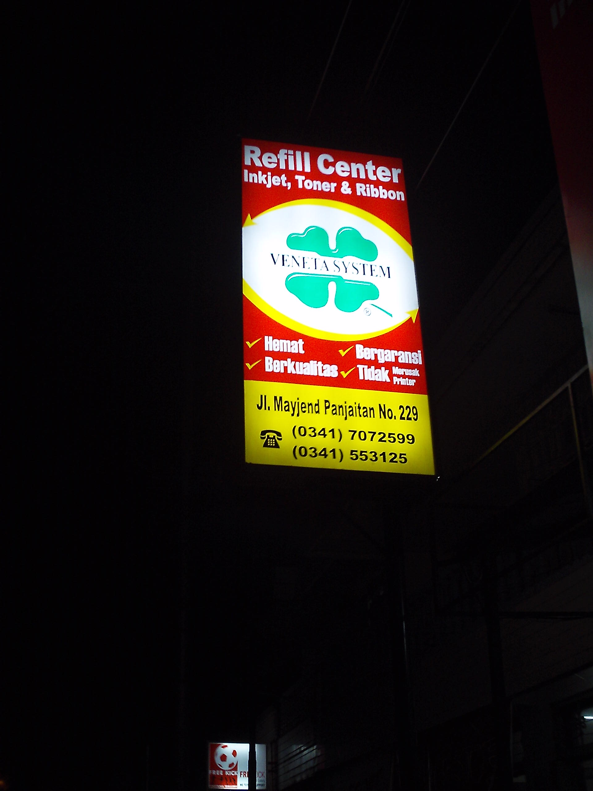 neon box veneta cutting stiker