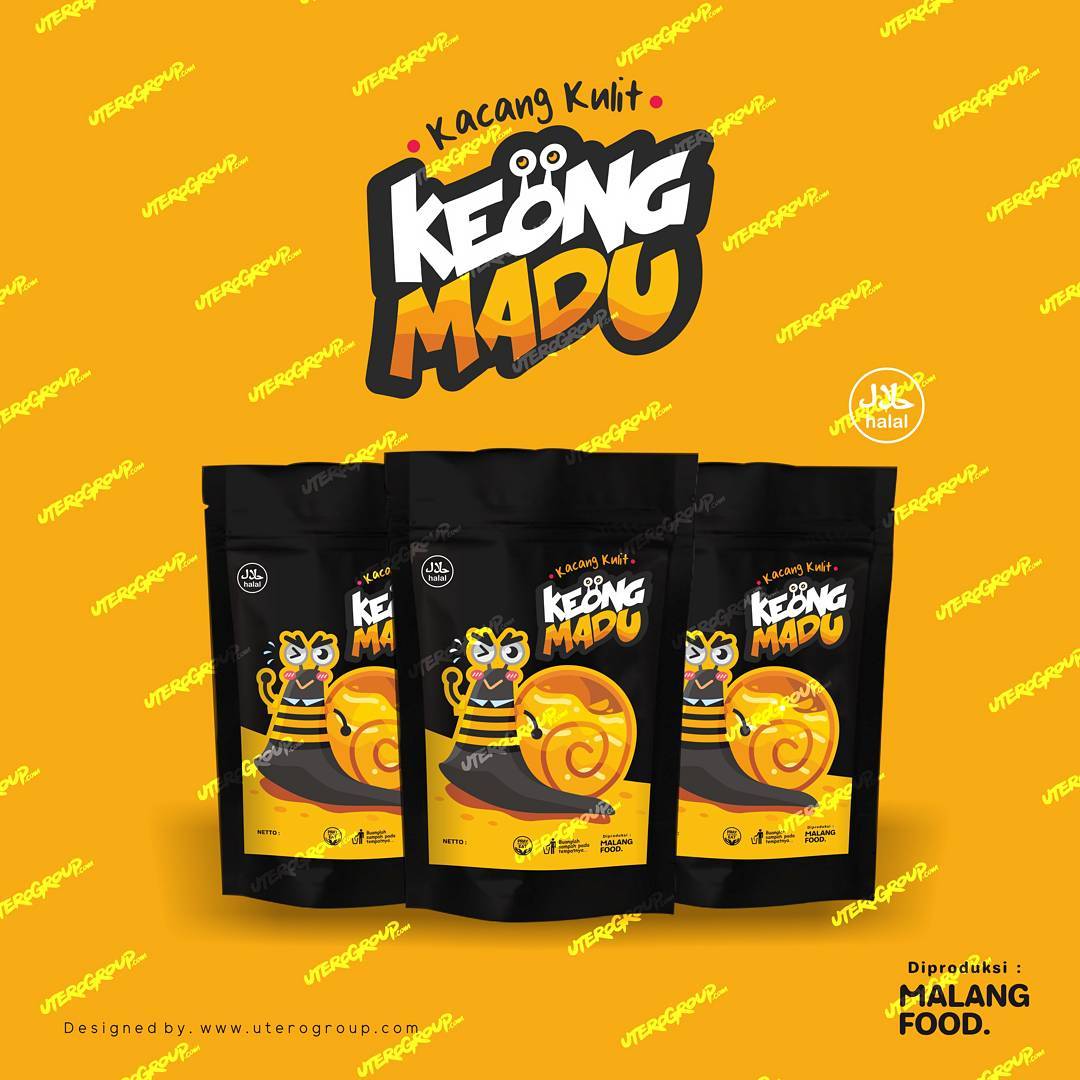 Packaging Kacang Kulit Keong Madu