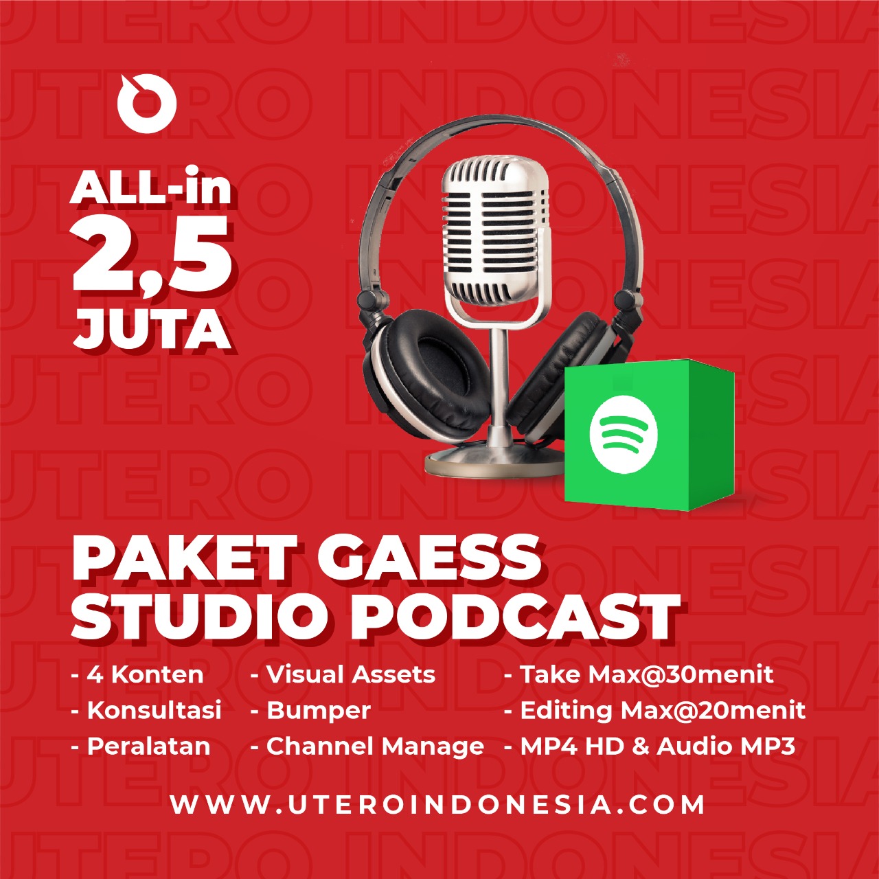 PAKET GAESS STUDIO PODCAST
