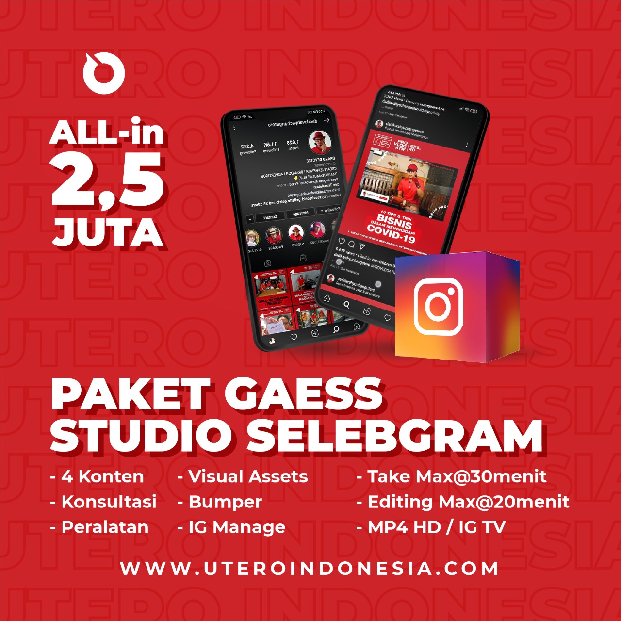 PKT GAESS STUDIO SELEBGRAM