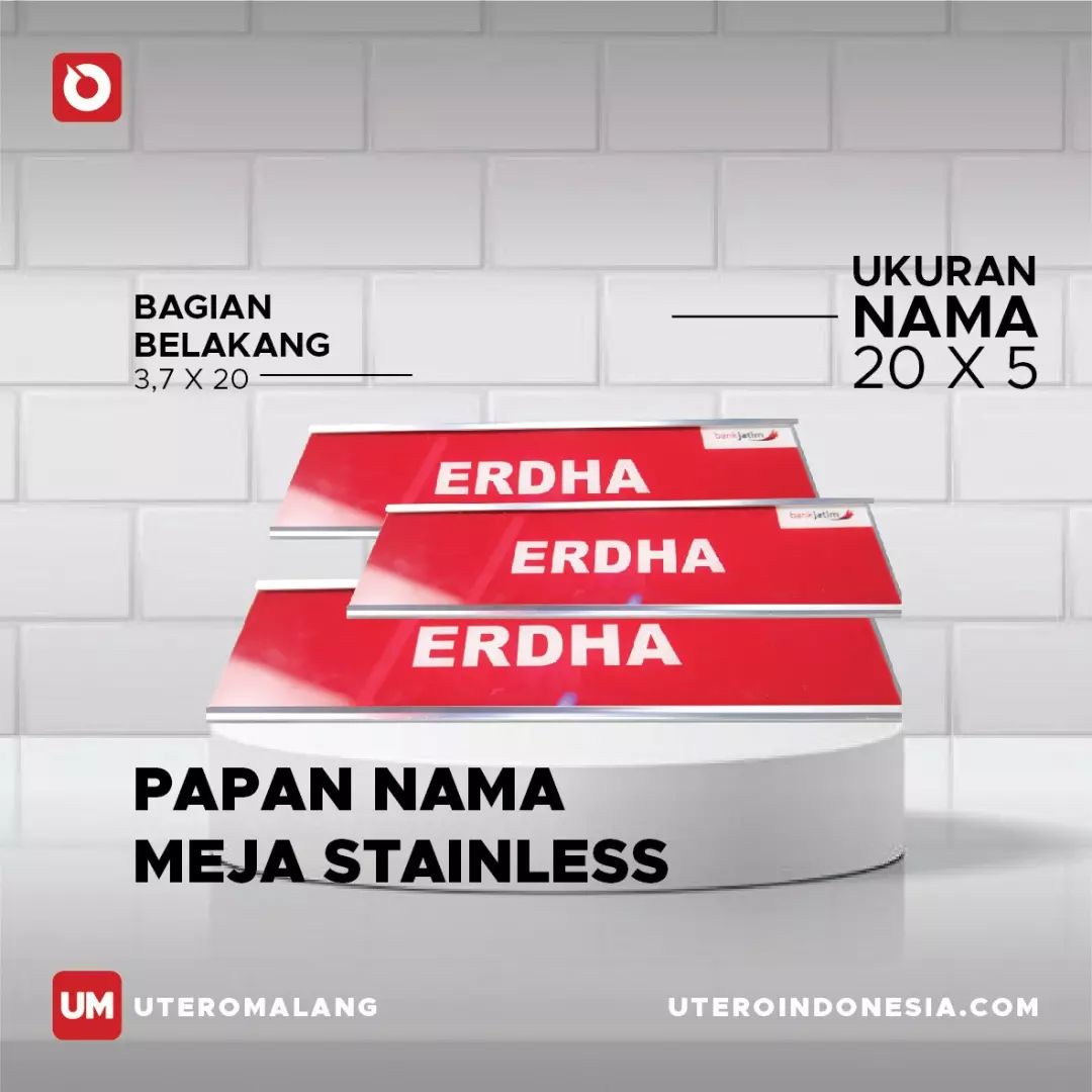 Papan Nama Meja 