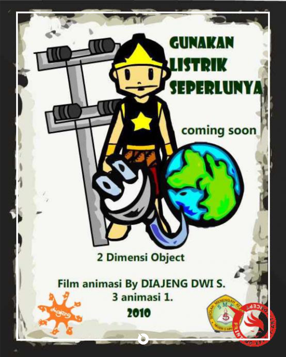 poster gunakan listrik seperlunya