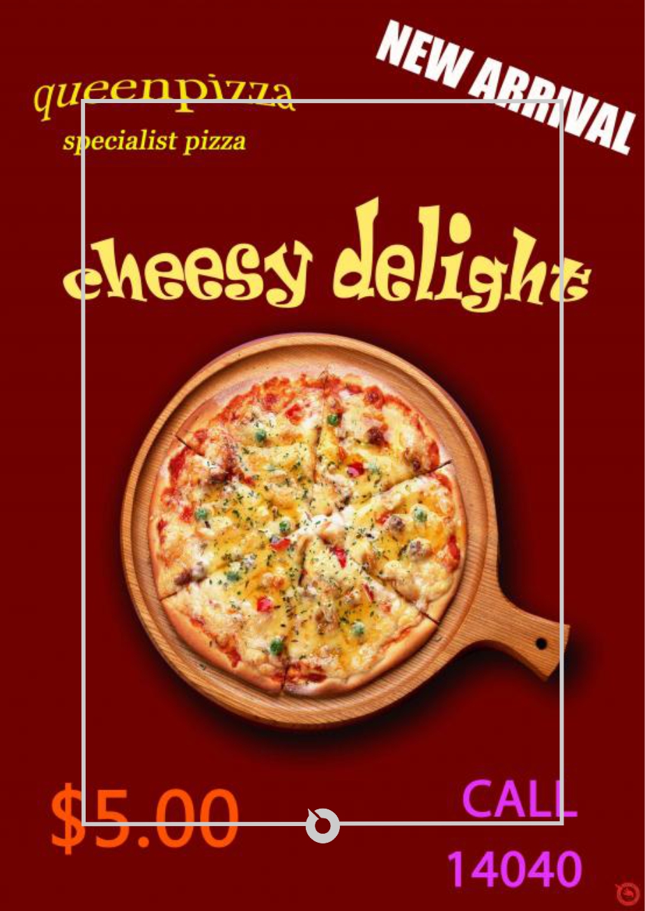 poster queen pizza