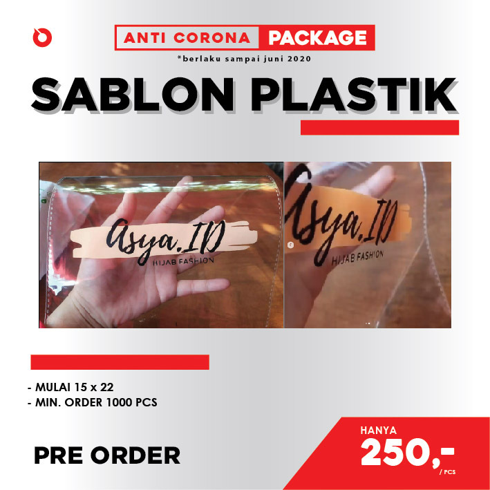 PROMO ANTI-CORONA - JASA SABLON PLASTIK