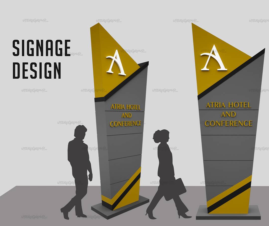 Signage Design Hotel Atria