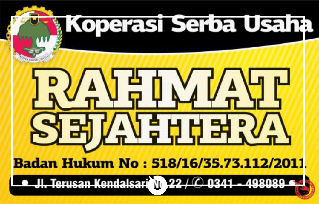 spanduk koperasi serba usaha