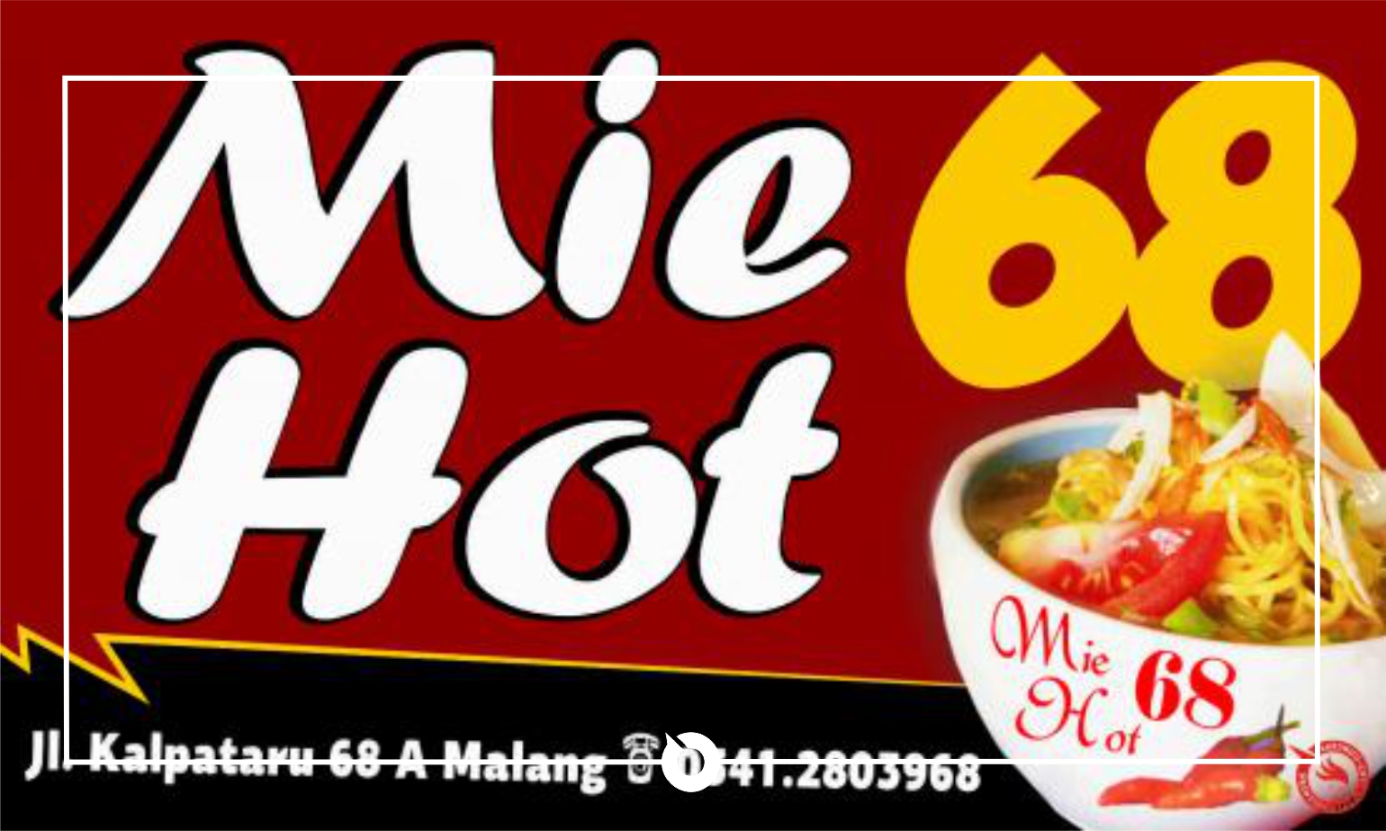 spanduk mie hot