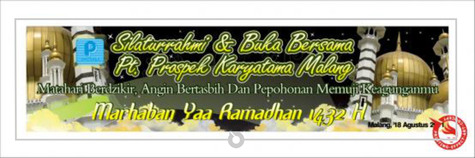 spanduk pt prospek karyatama malang