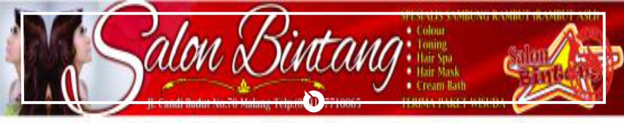spanduk salon bintang